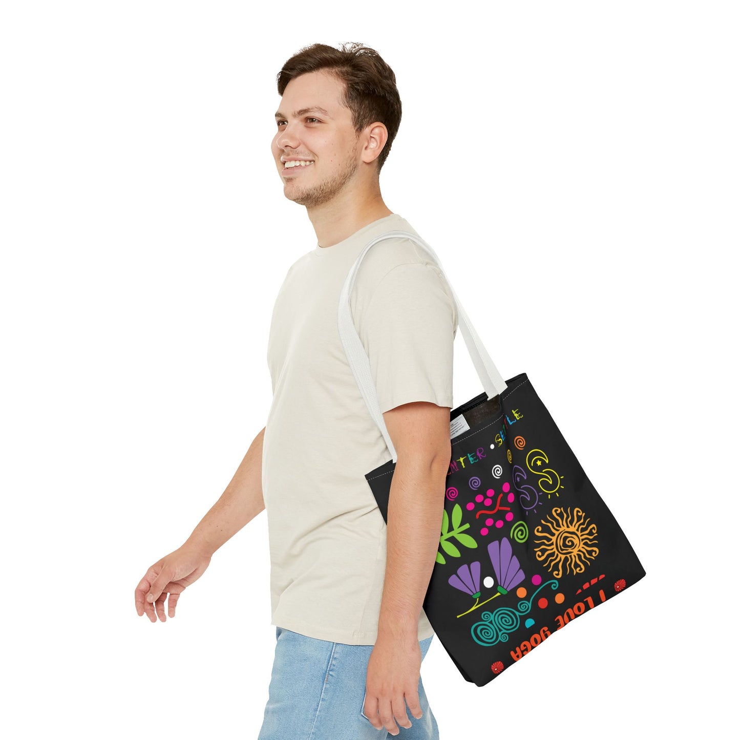 I Love Yoga Tote Bag