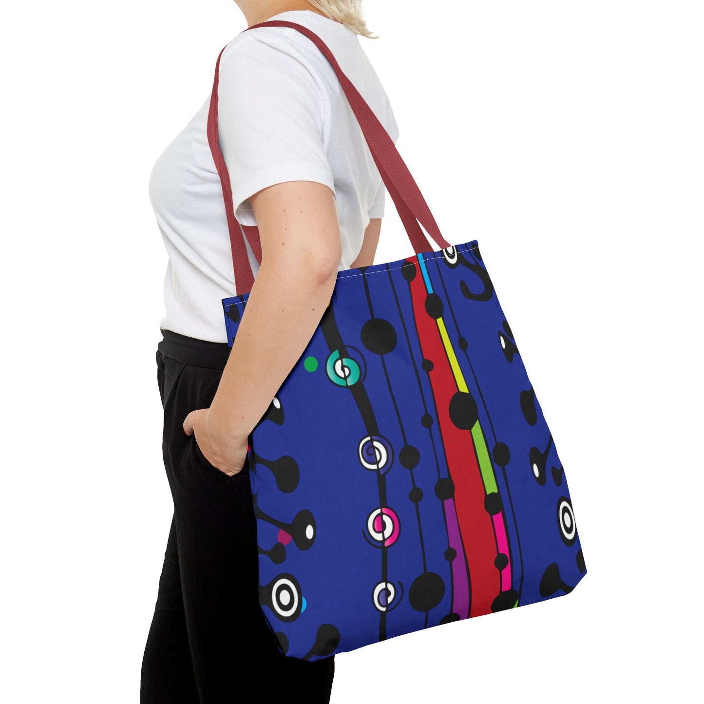Blue Groove Tote Bag