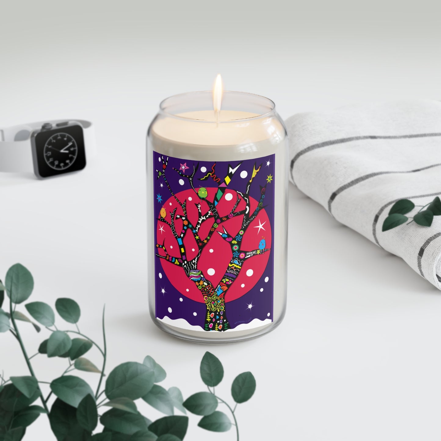 Winter Tree Scented Soy Candles, 13.75oz