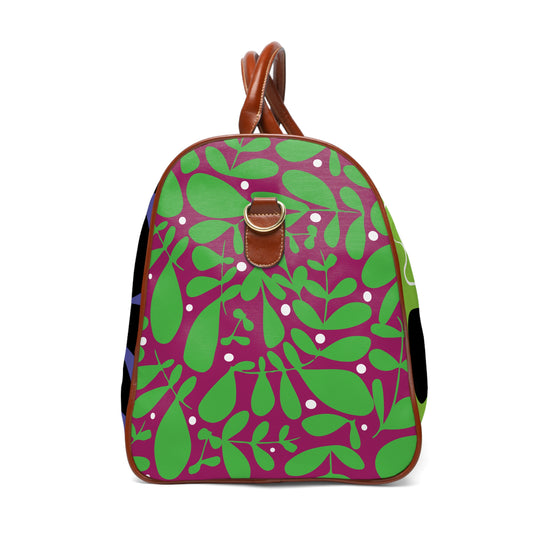 Lime Daisey Dazzle Waterproof Travel Bag
