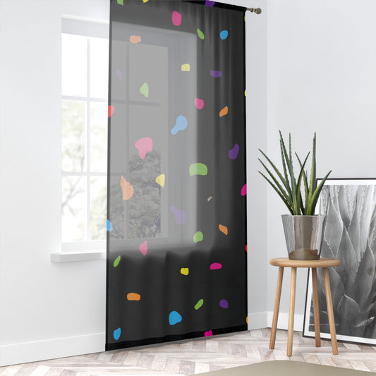 Color Splash Window Curtain