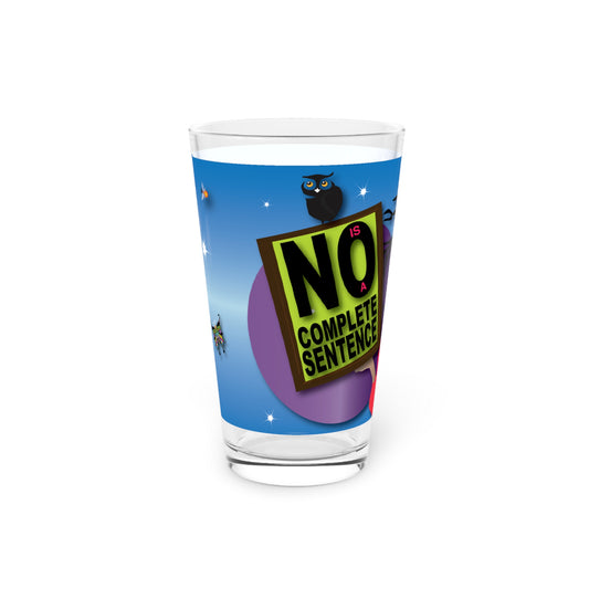 NO Pint Glass, 16oz