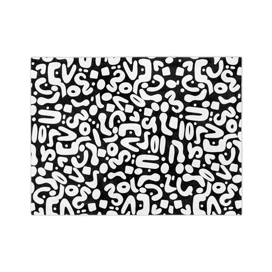 Optic Pop Velveteen Microfiber Blanket