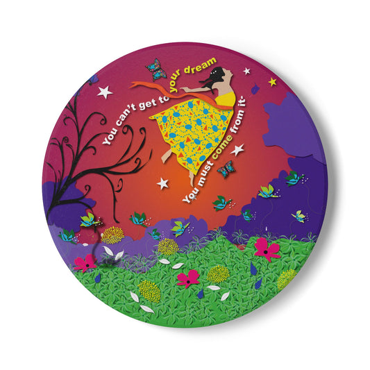 Come From Your Dream Ceramic Coaster