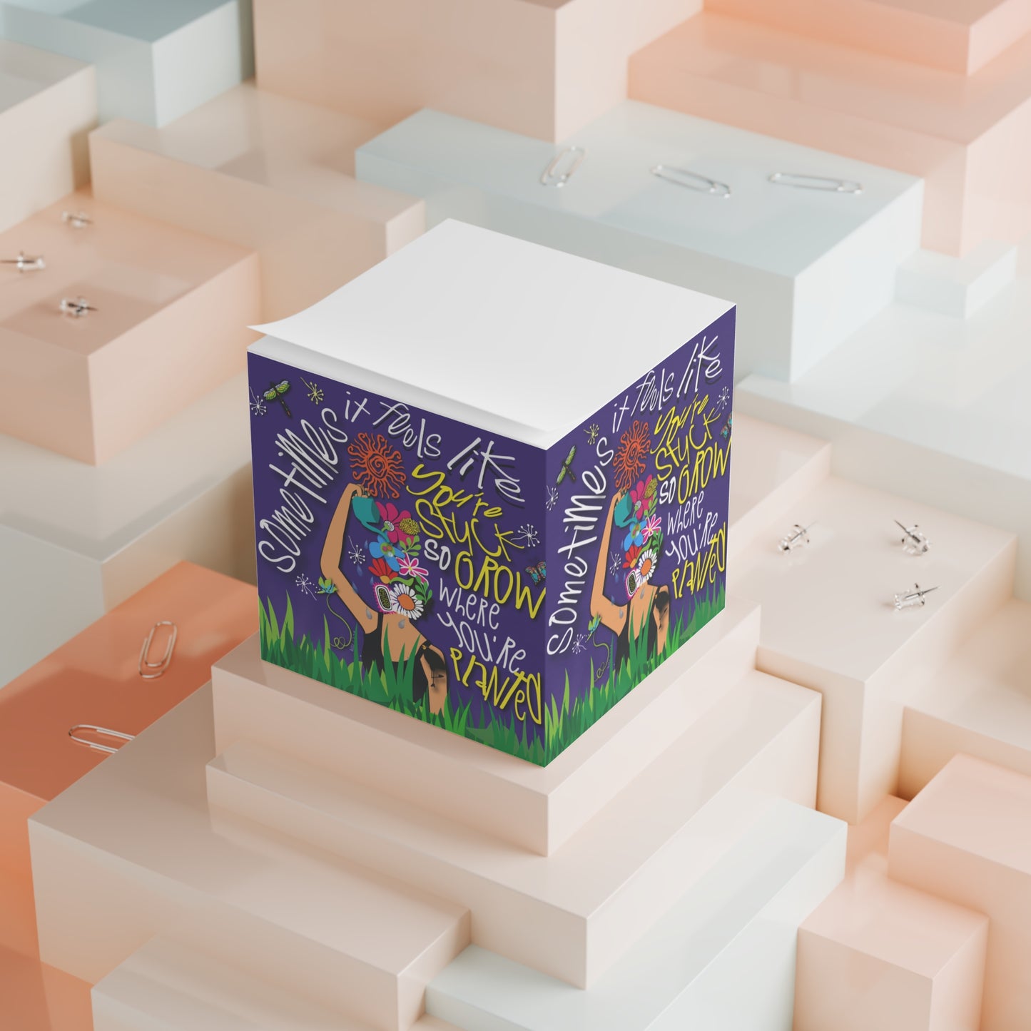 Grow Note Cube