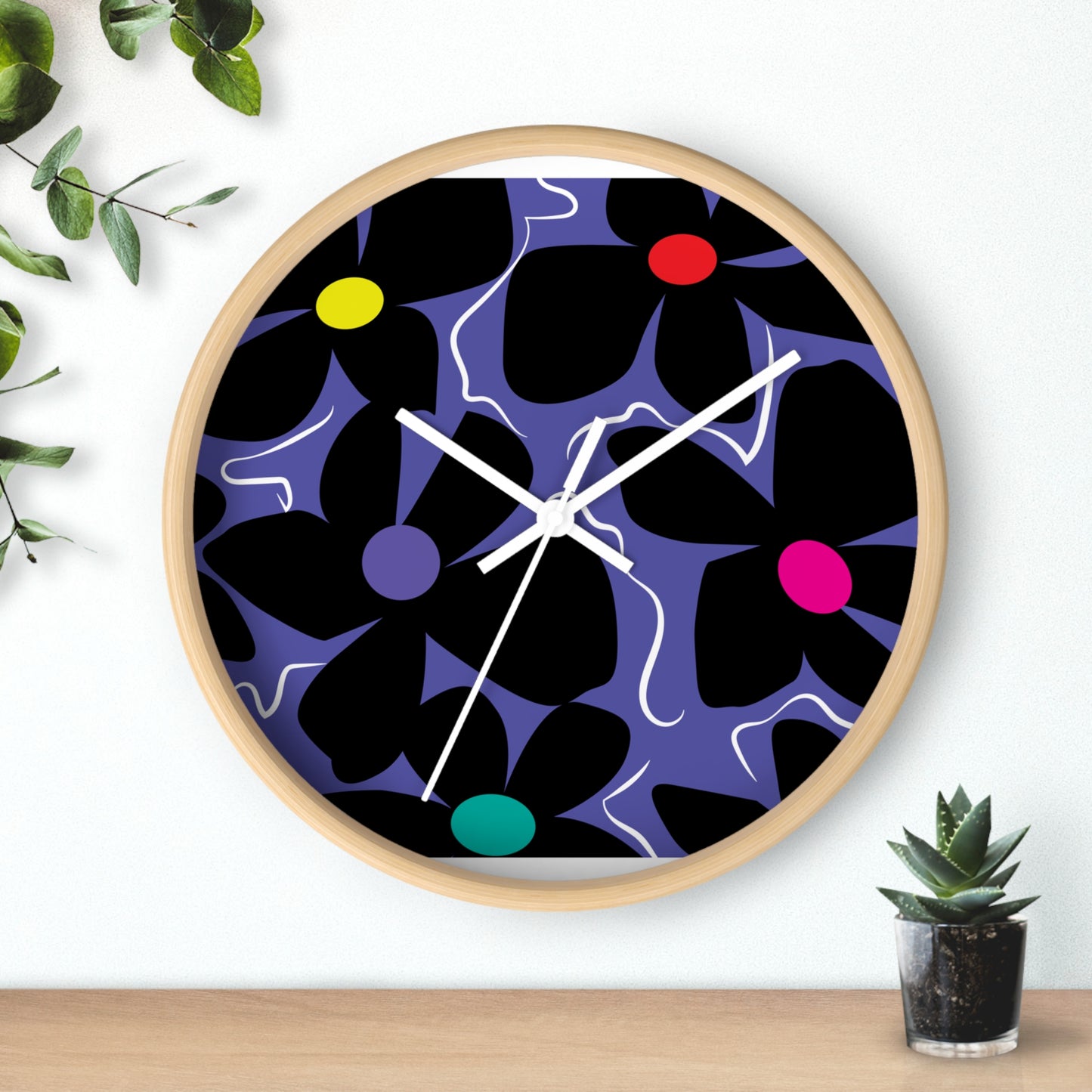 Royal Mod flower Wall Clock