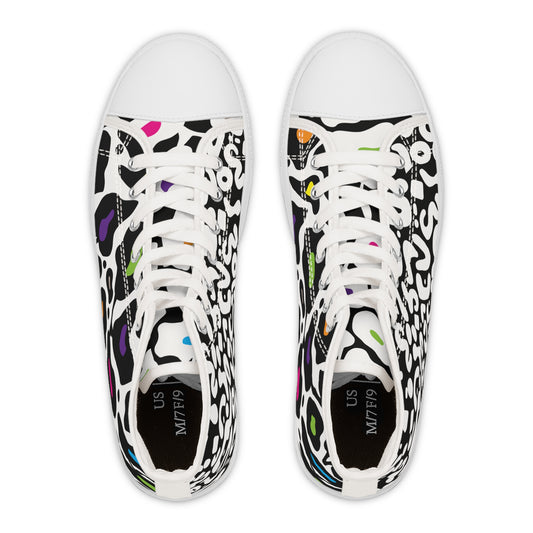 Optic White Women's High Top Sneakers