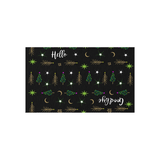 Many Trees Holiday Tree Outdoor Rug