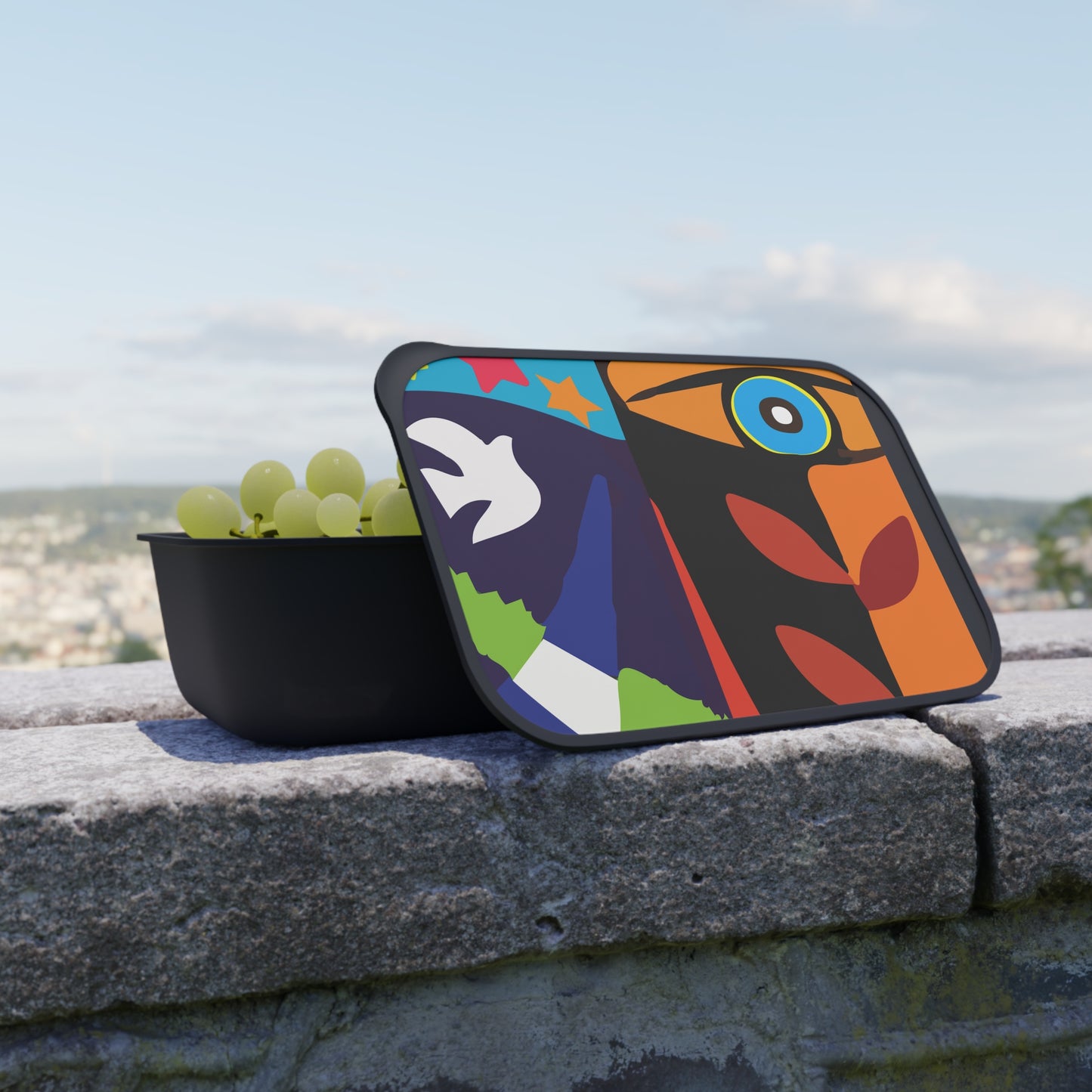 Urban Spirit PLA Bento Box with Band and Utensils