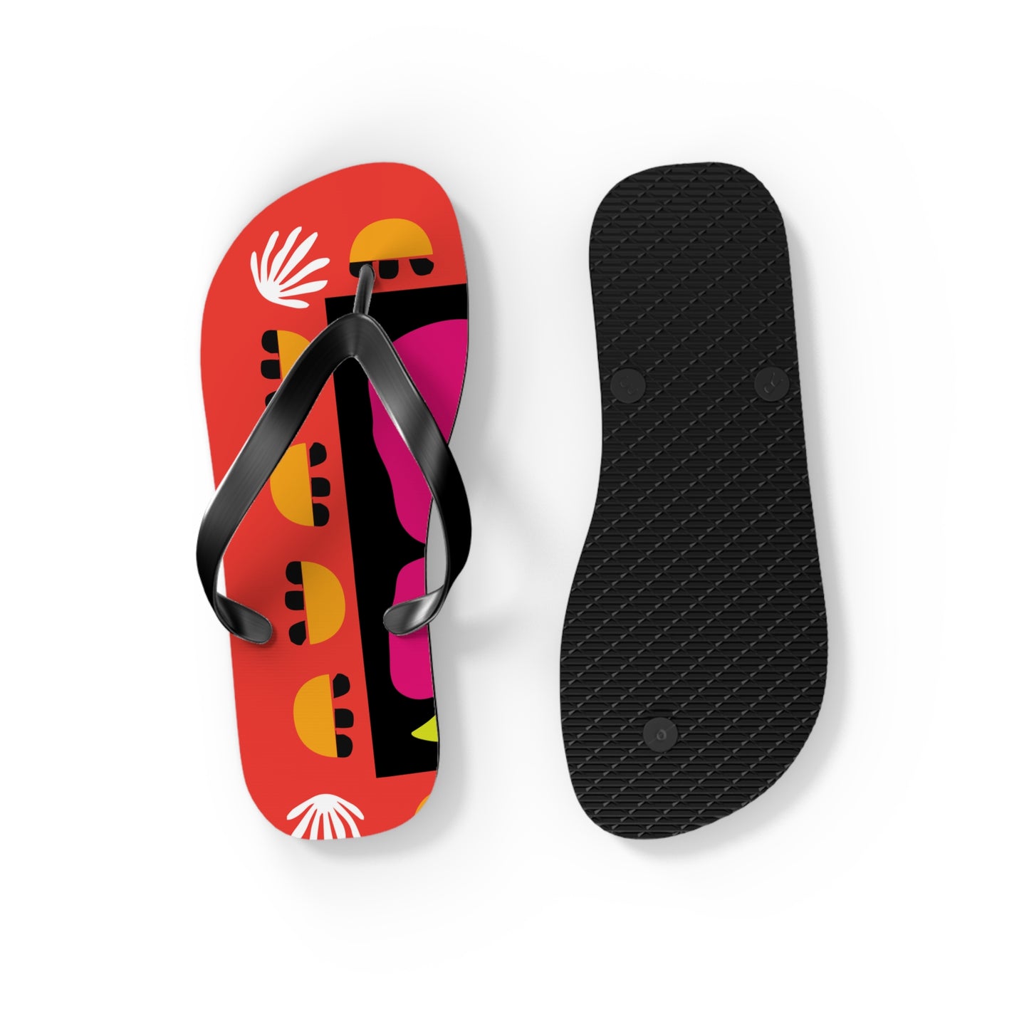 Pink Petal Pop Flip Flops