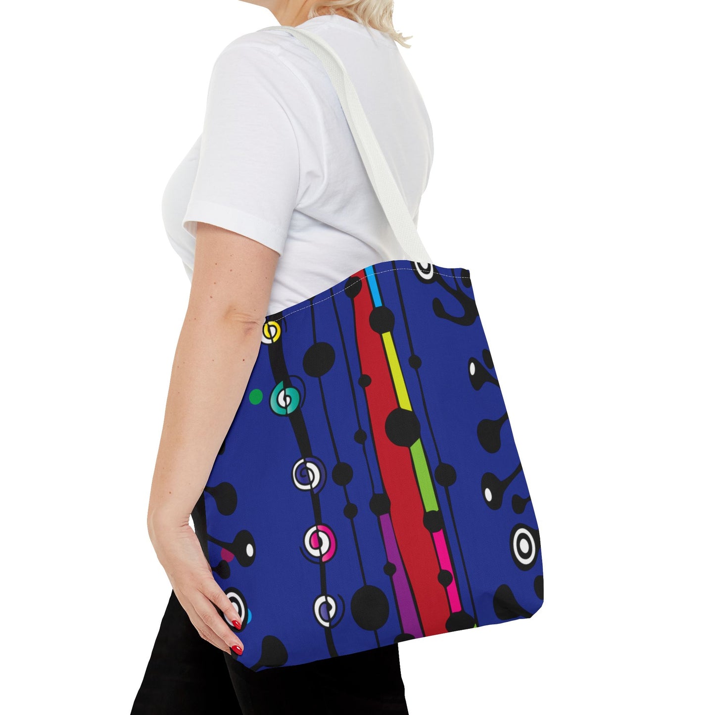 Blue Groove Tote Bag