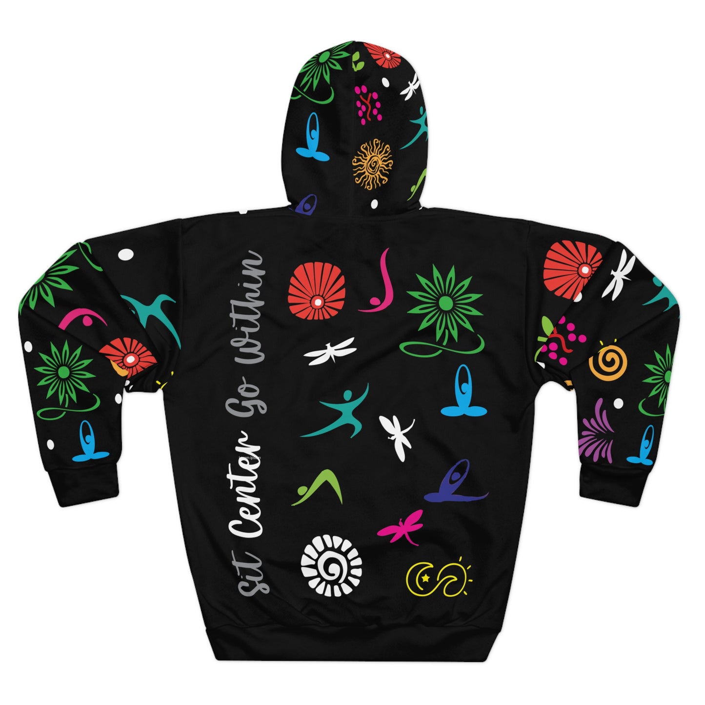 I Love Yoga Unisex Pullover Hoodie