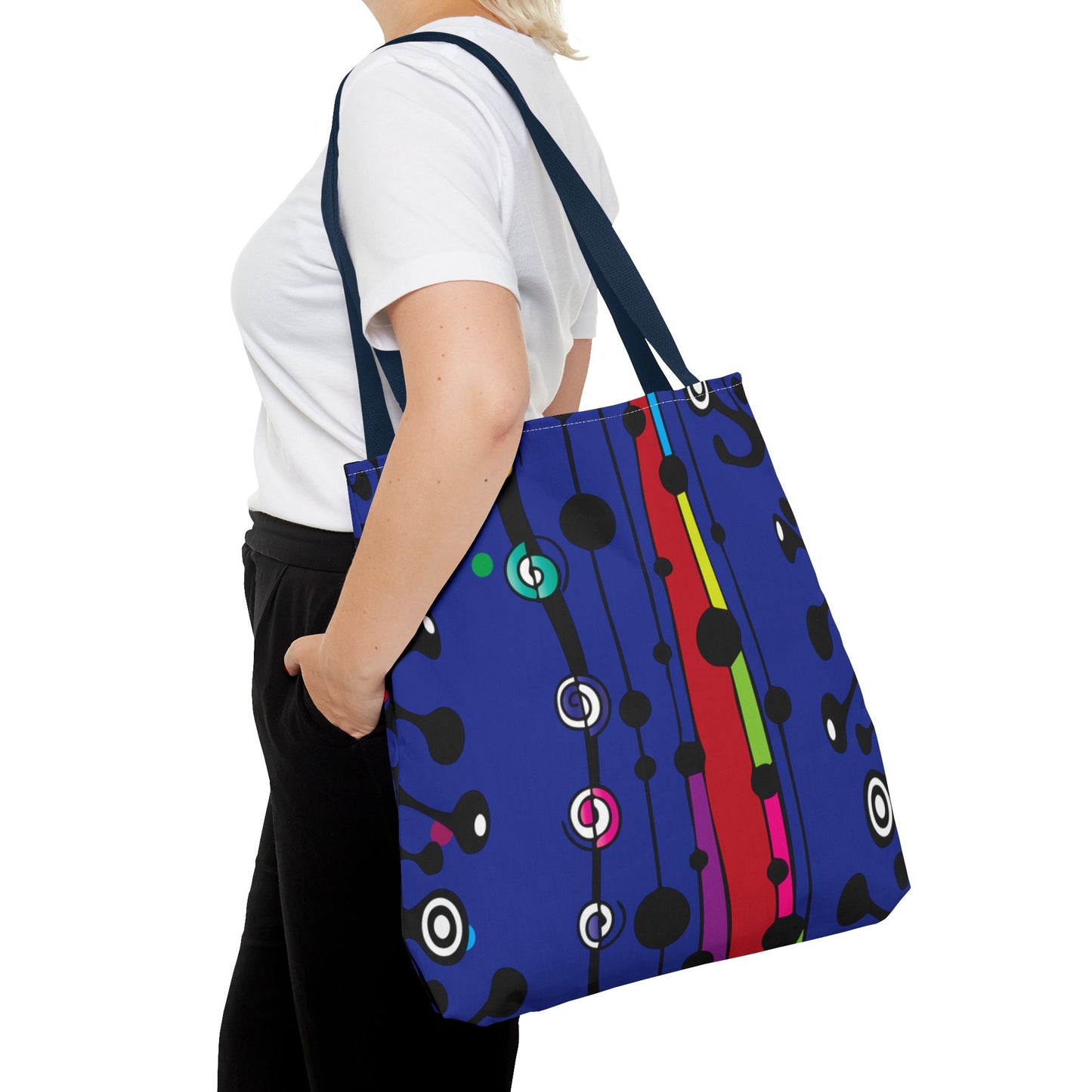 Blue Groove Tote Bag