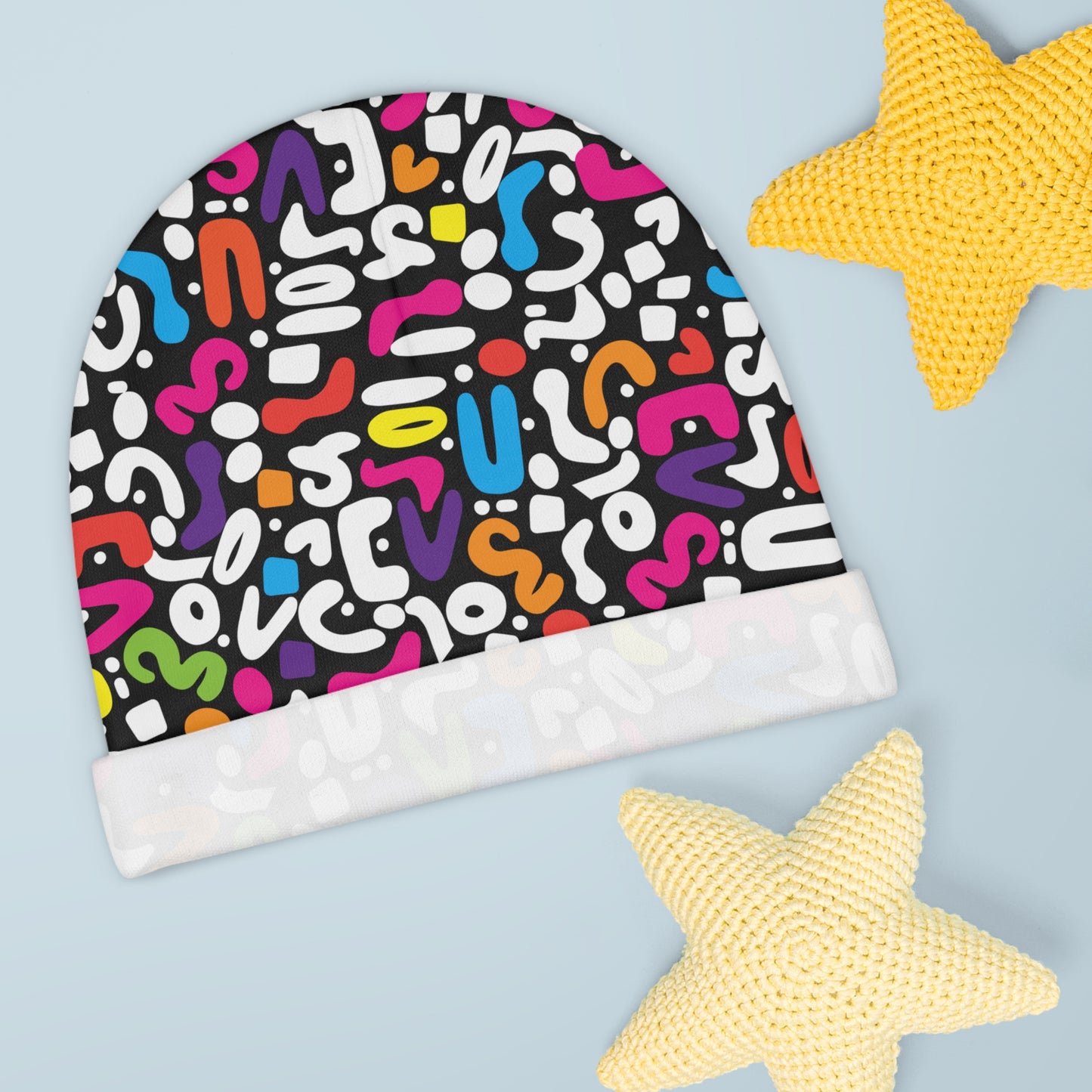 Colored DooDad Baby Beanie
