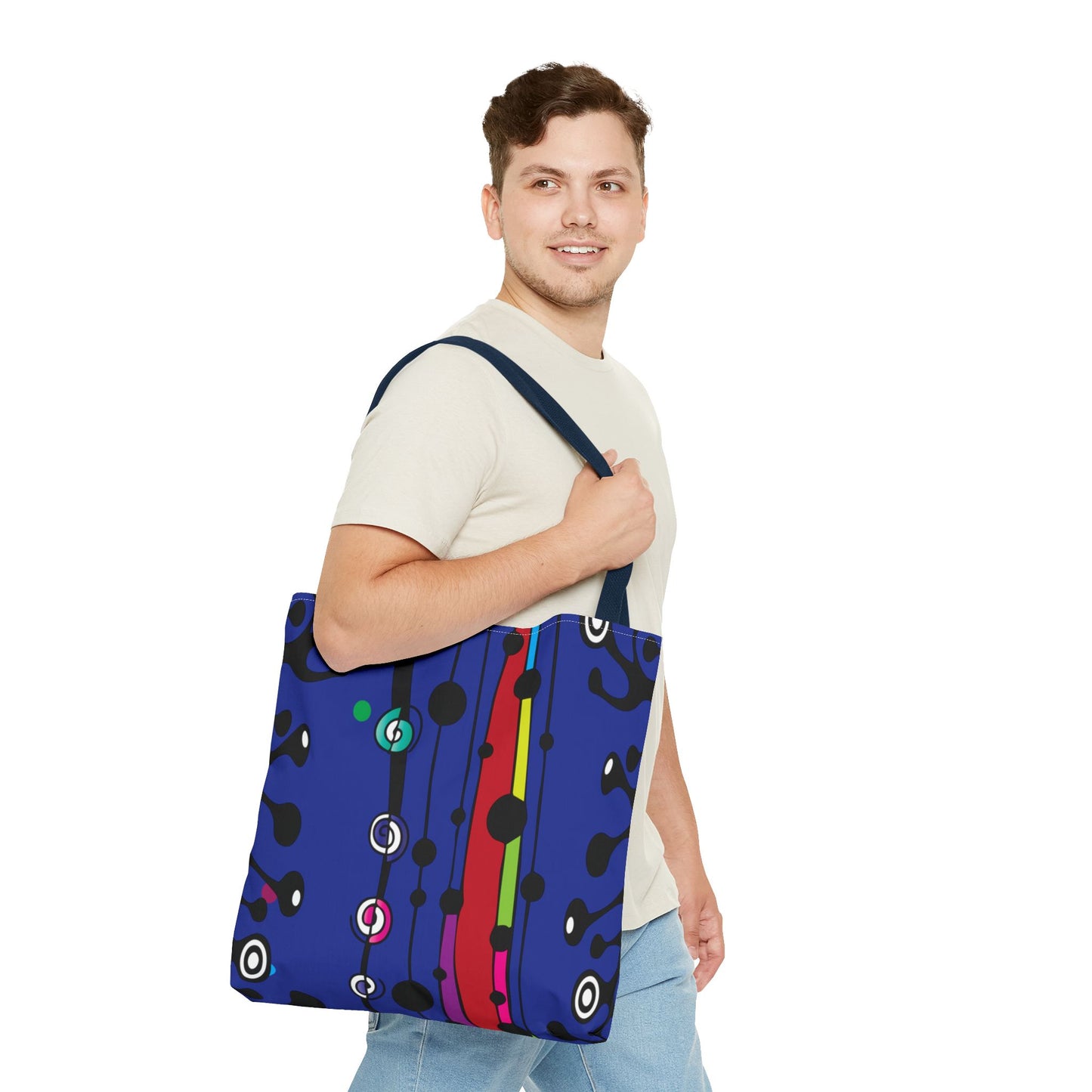 Blue Groove Tote Bag