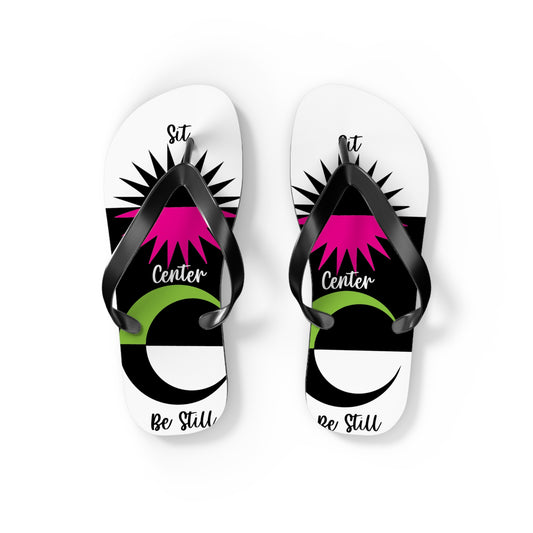 I Love Yoga Flip Flops