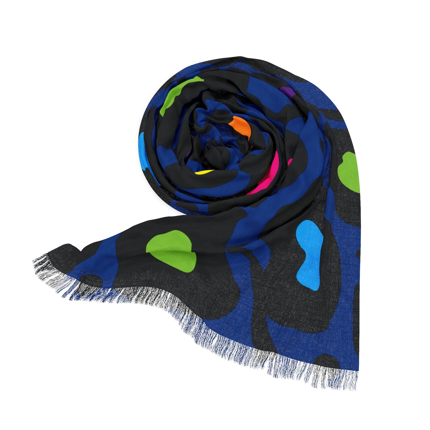 Bold Botanica (Blue) Light Scarf