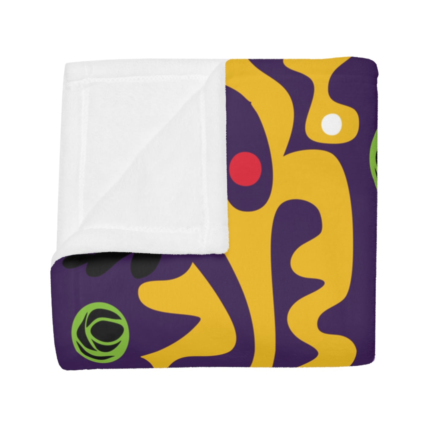 Pop Geometry Plush Fleece Blanket