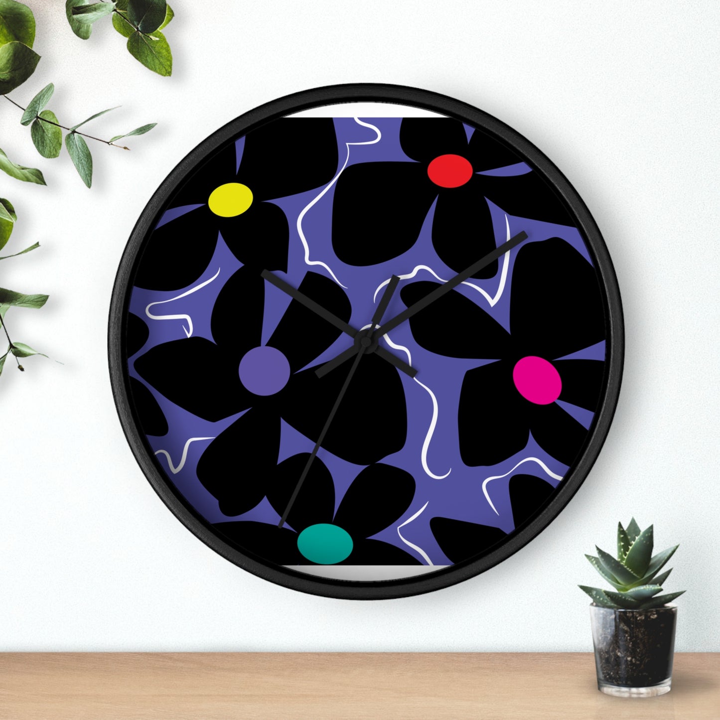 Royal Mod flower Wall Clock