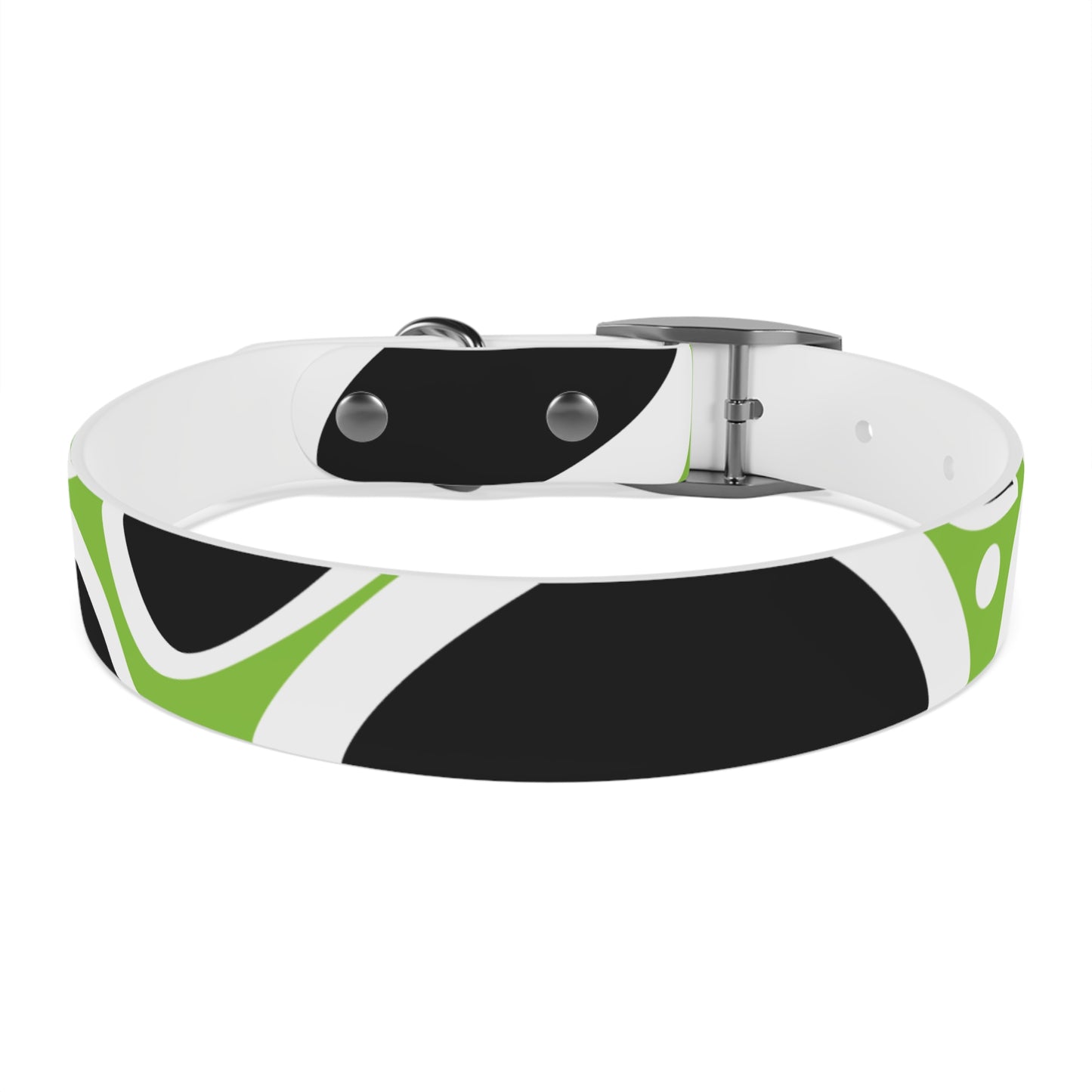 Lime Vivid Petal Edge Dog Collar