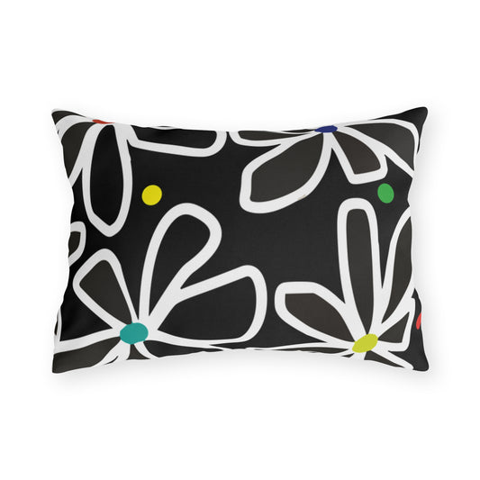 Summer Flower Love Outdoor Pillows