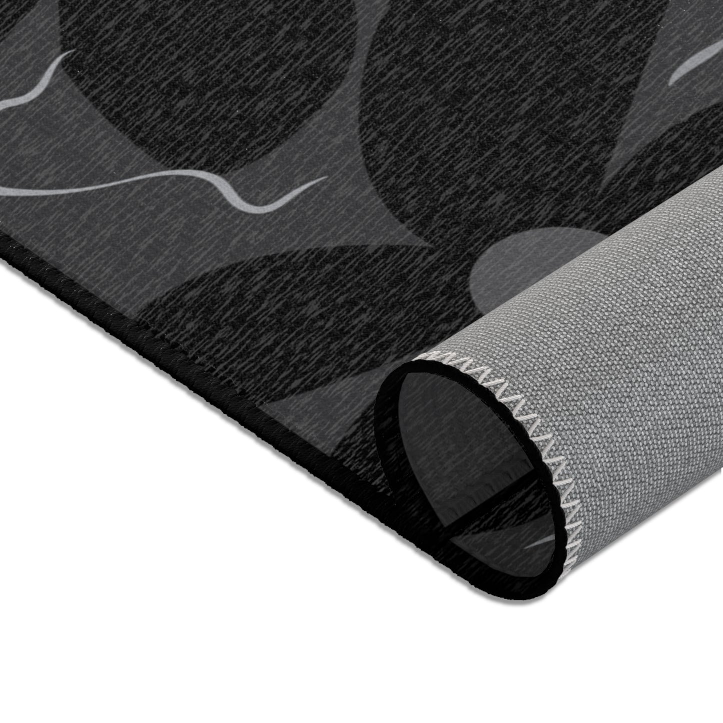 Midnight Modflower Area Rug