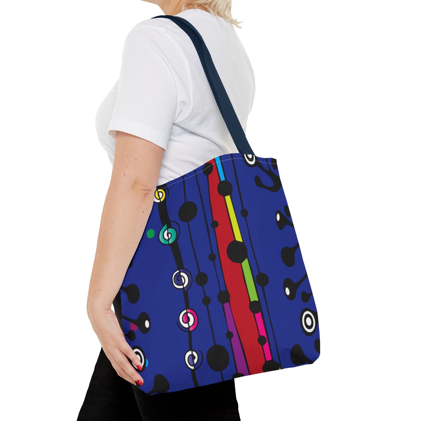 Blue Groove Tote Bag