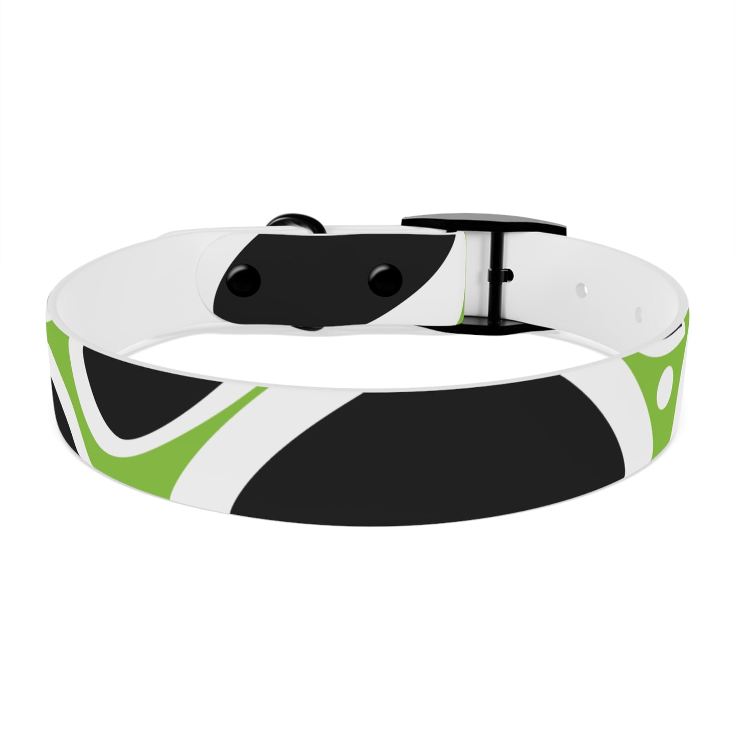 Lime Vivid Petal Edge Dog Collar