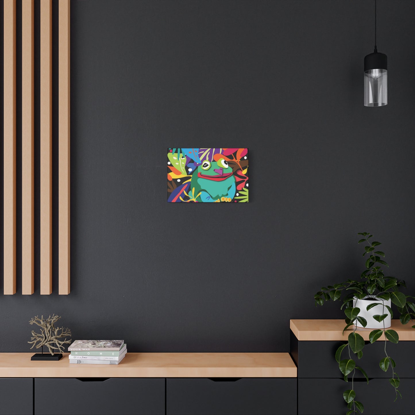 Frogalicous Matte Canvas, Stretched, 1.25"