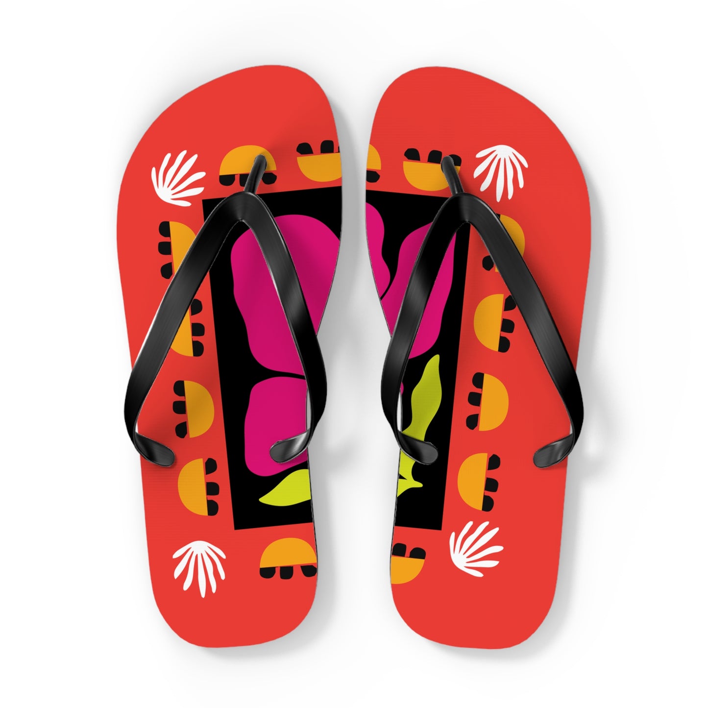Pink Petal Pop Flip Flops