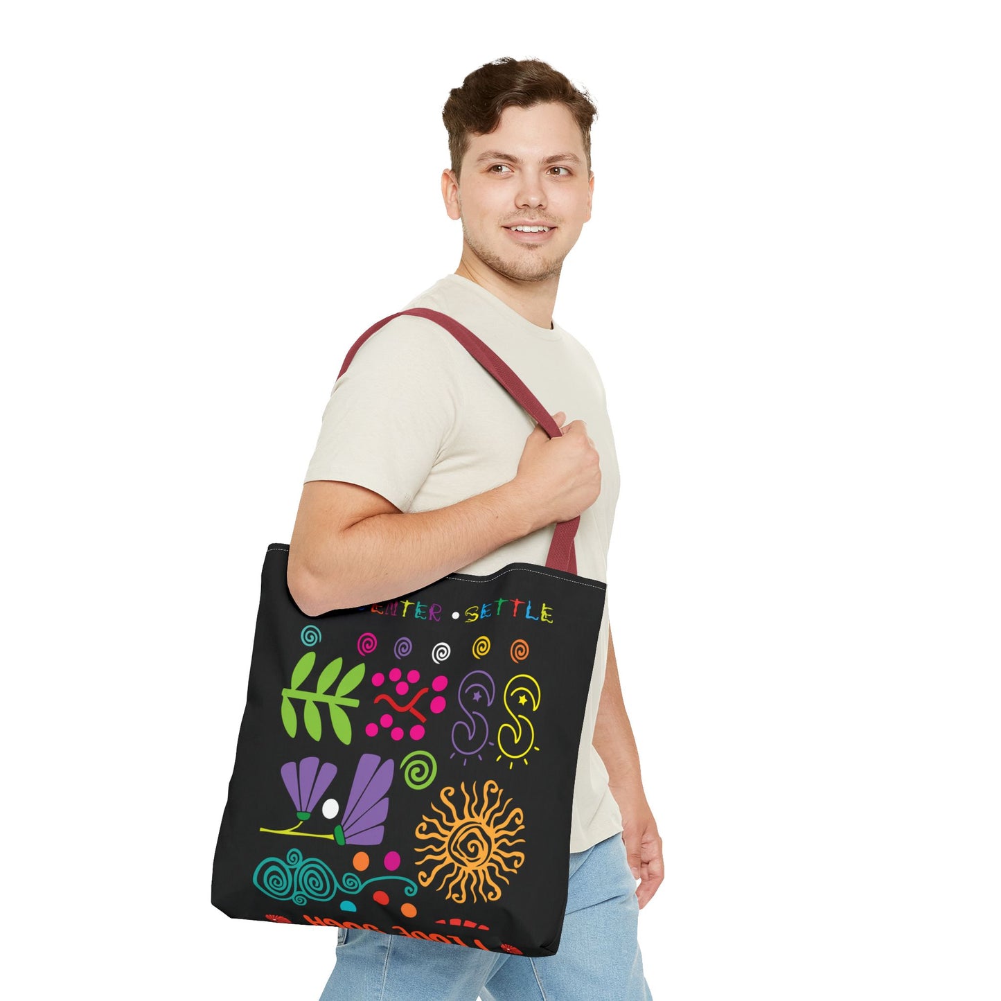 I Love Yoga Tote Bag