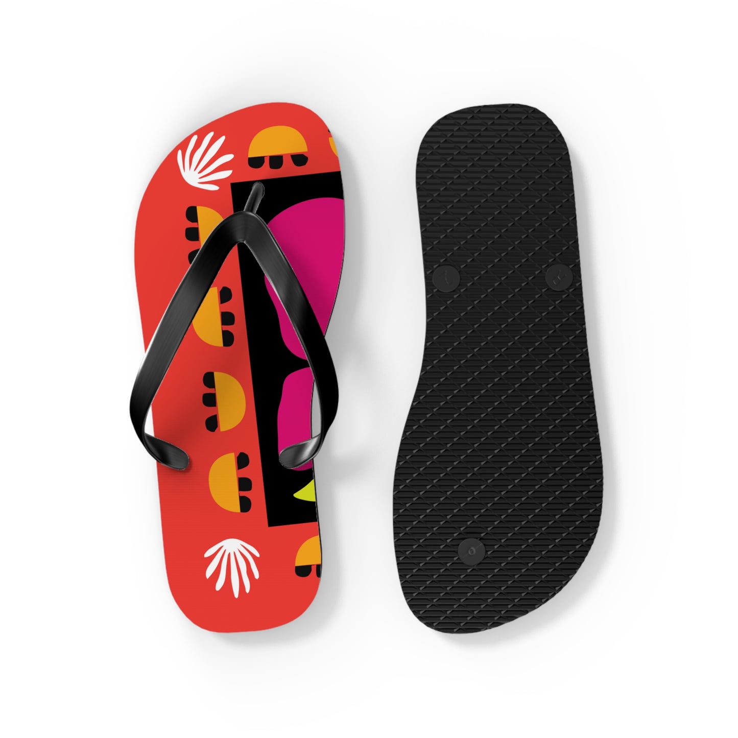 Pink Petal Pop Flip Flops