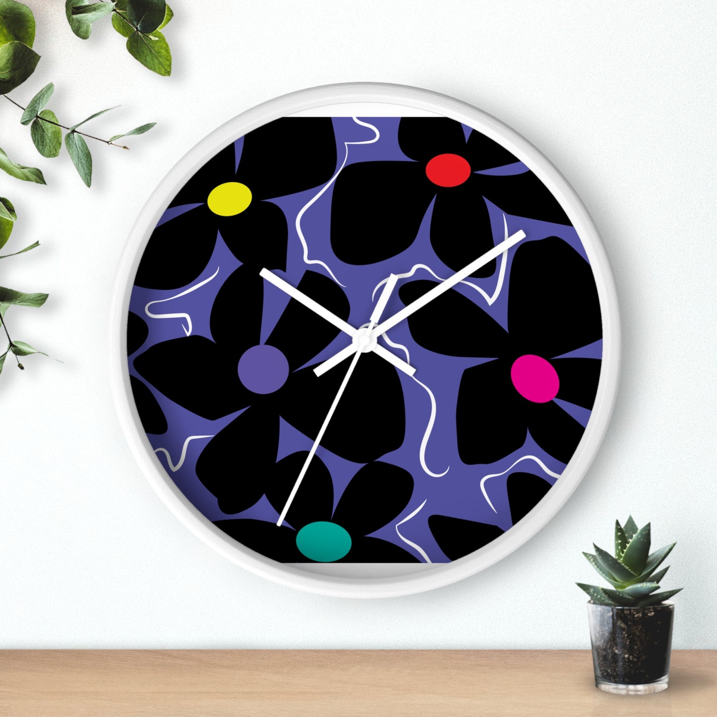 Royal Mod flower Wall Clock