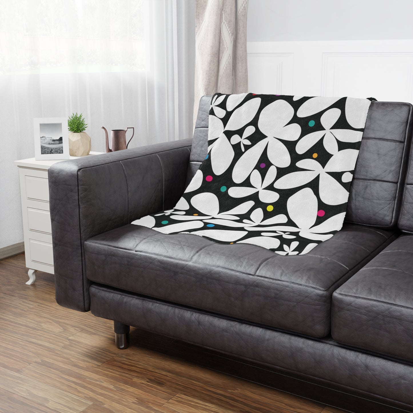 Daisy Dazzle Minky Blanket
