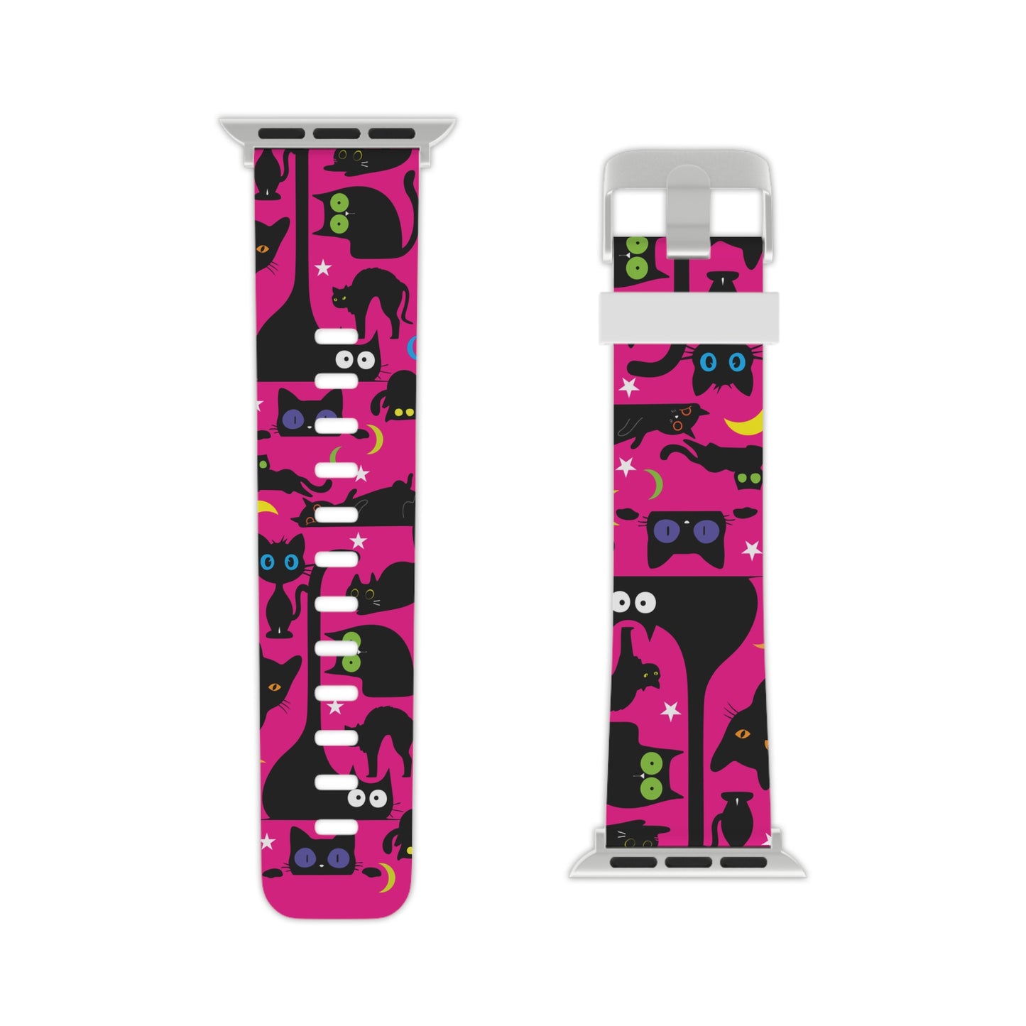 Pink Wicked Whiskers Watch Band for Apple Watch