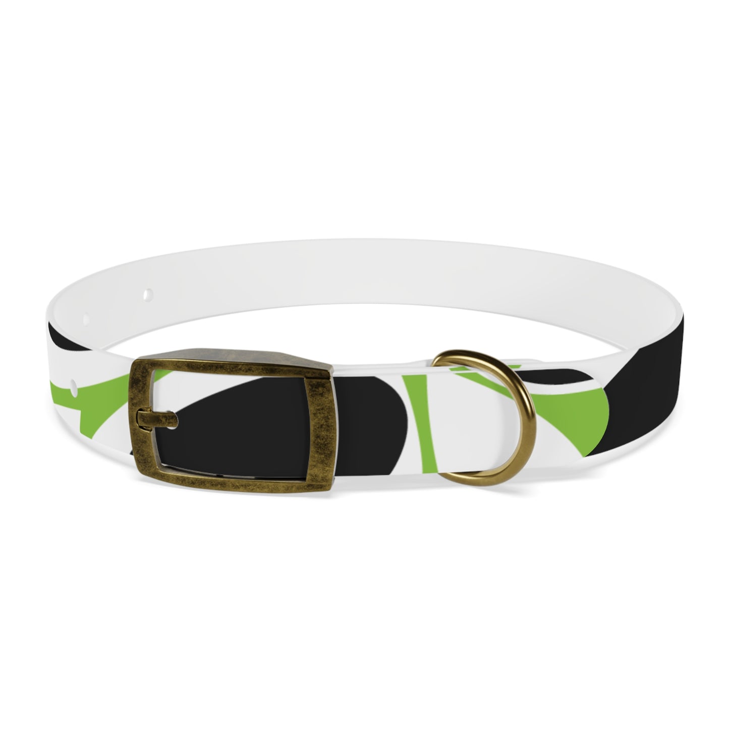 Lime Vivid Petal Edge Dog Collar
