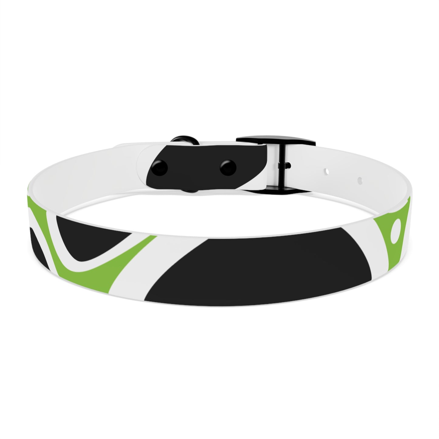 Lime Vivid Petal Edge Dog Collar