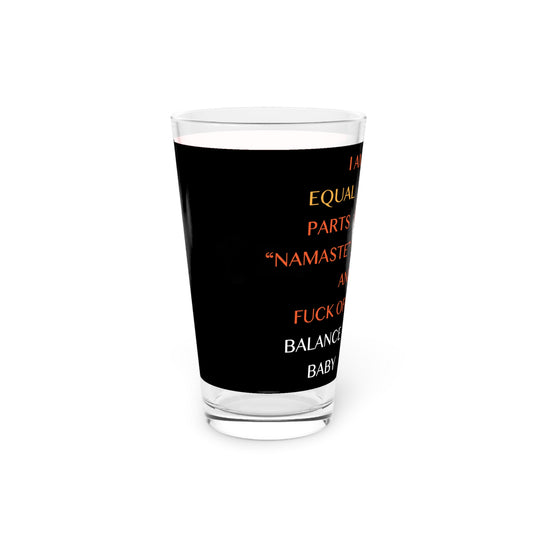 Namaste Pint Glass, 16oz