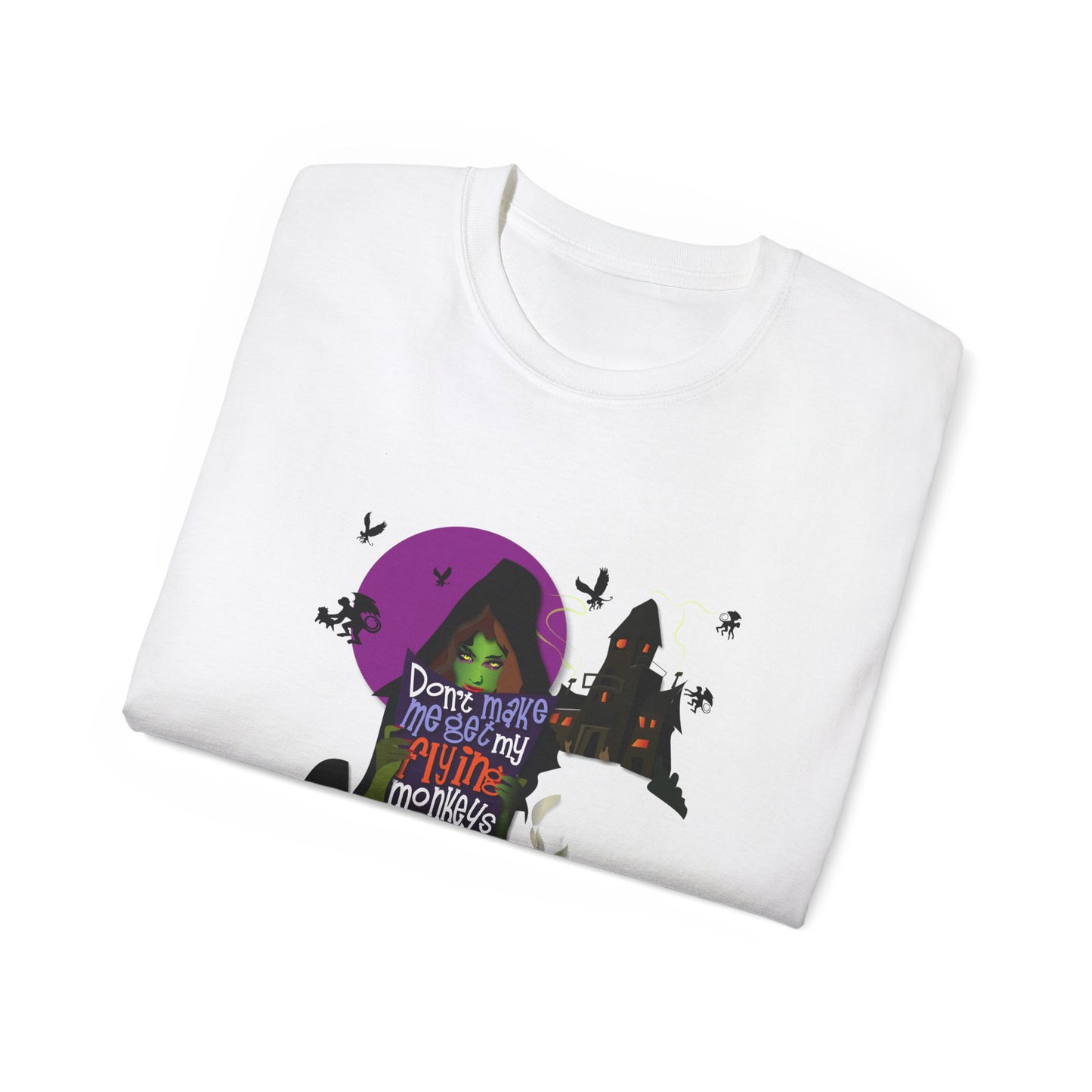 Don't Make Me Get My Monkeys Cotton Tee