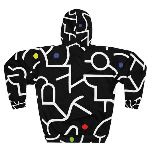 Pop Dots Of Color Unisex Pullover Hoodie