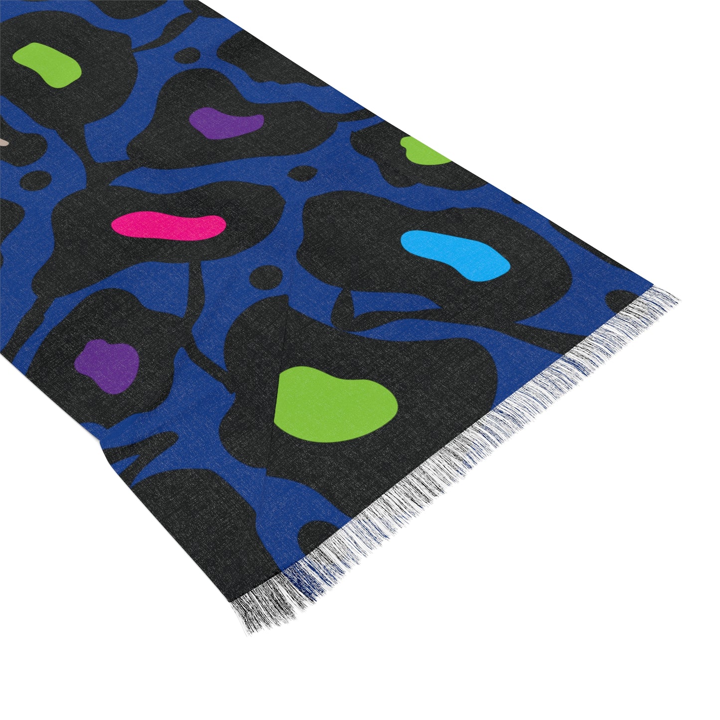 Bold Botanica (Blue) Light Scarf