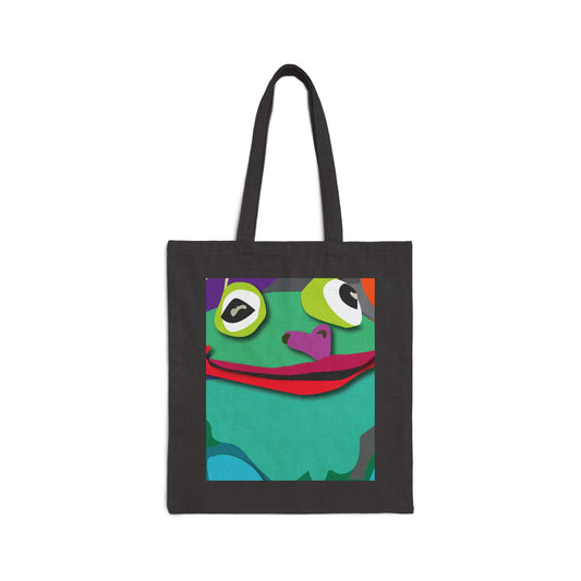 Frogilicious Cotton Canvas Tote Bag