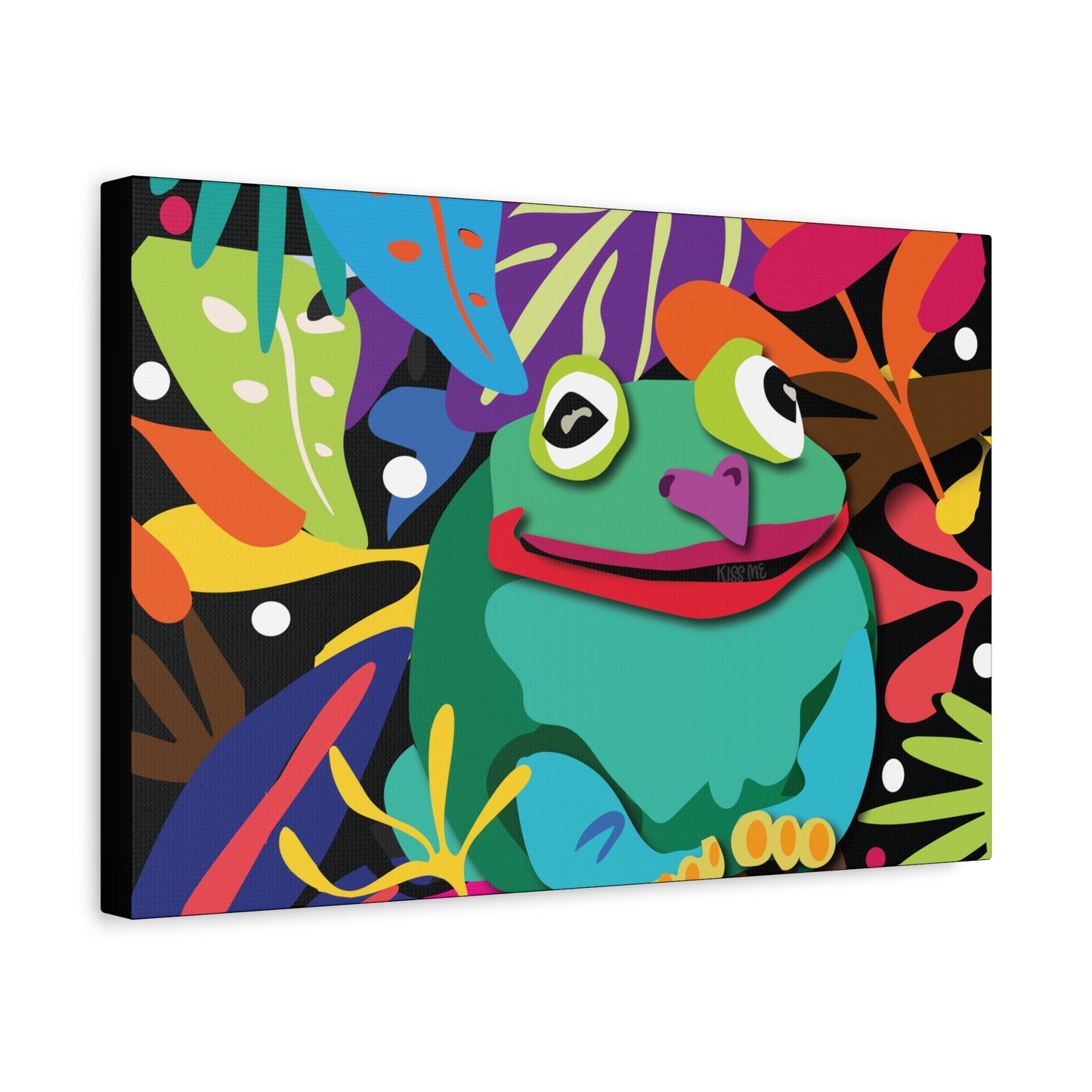 Frogalicous Matte Canvas, Stretched, 1.25"
