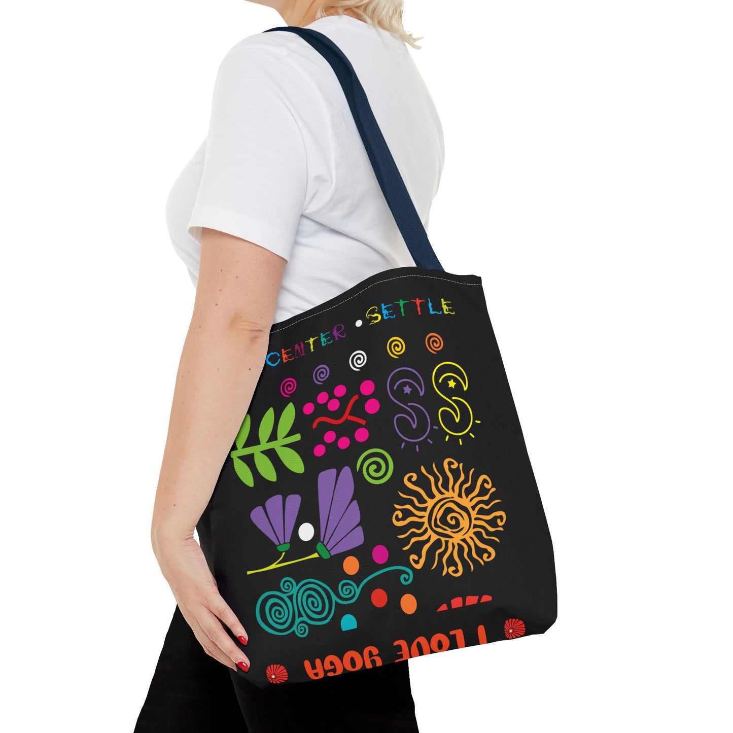 I Love Yoga Tote Bag