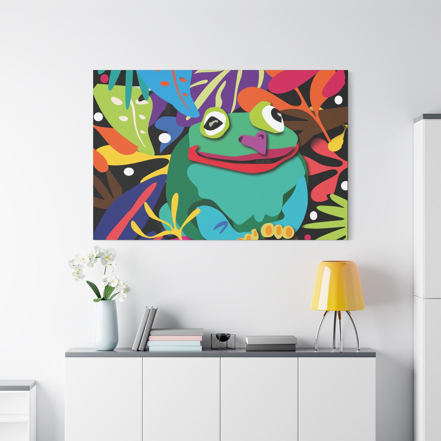 Frogalicous Matte Canvas, Stretched, 1.25"