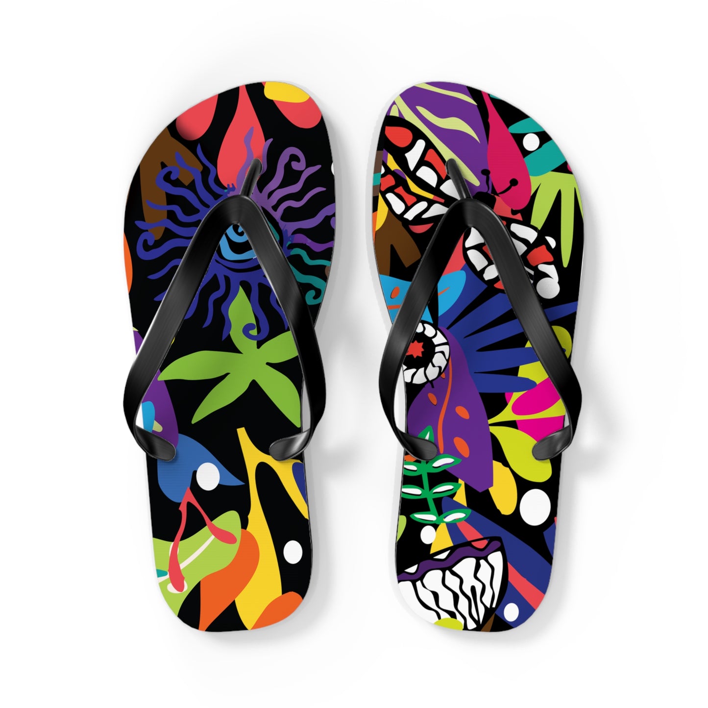 Twilight Bouquet Flip Flops
