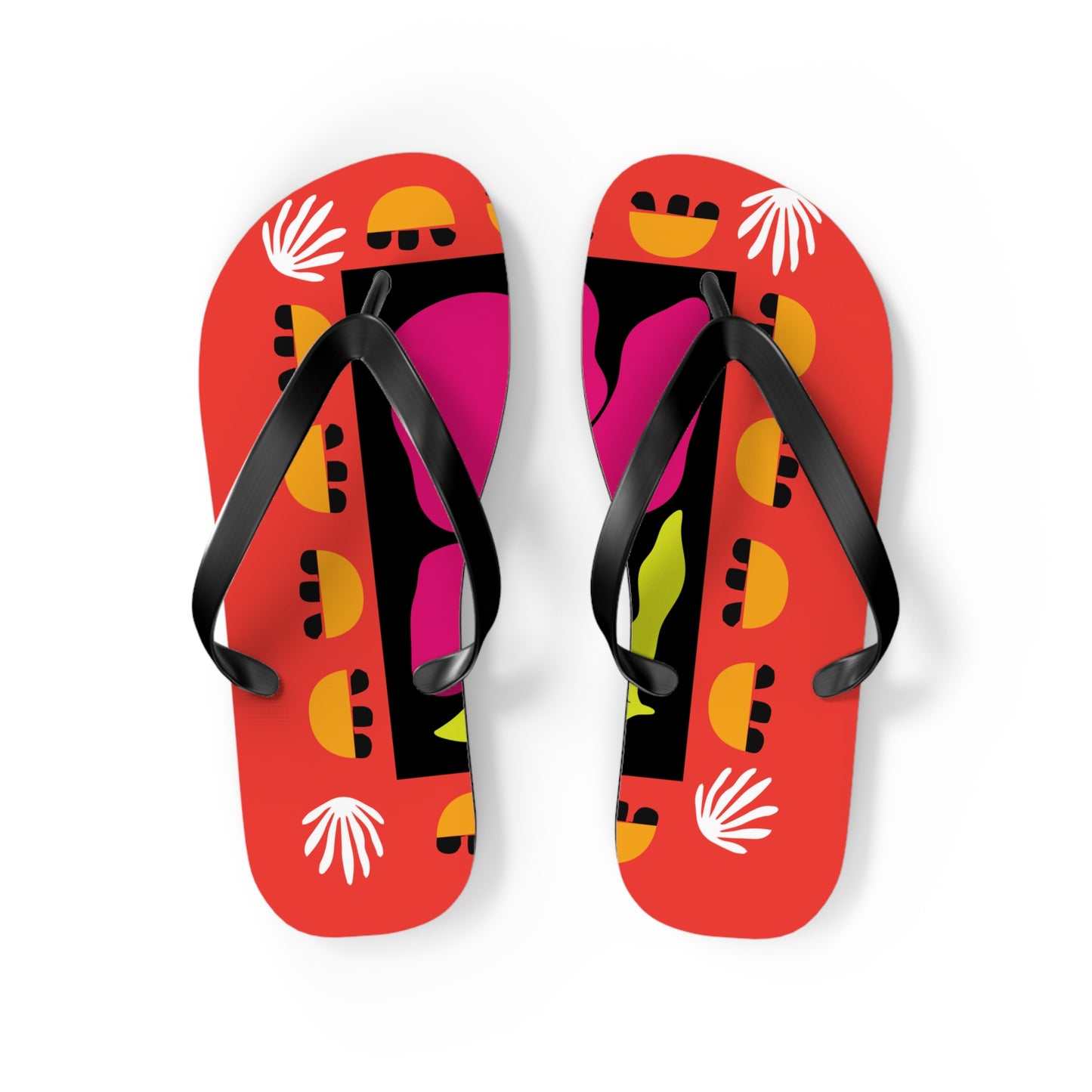 Pink Petal Pop Flip Flops