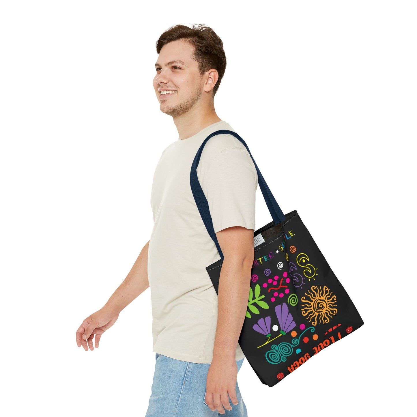 I Love Yoga Tote Bag