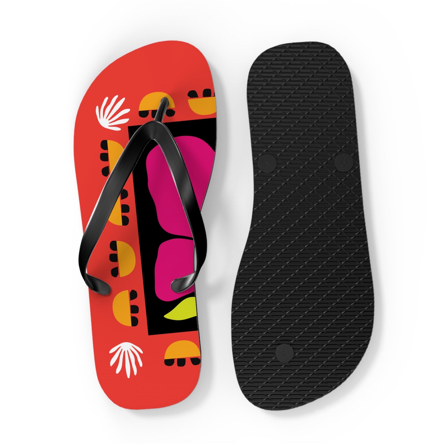 Pink Petal Pop Flip Flops