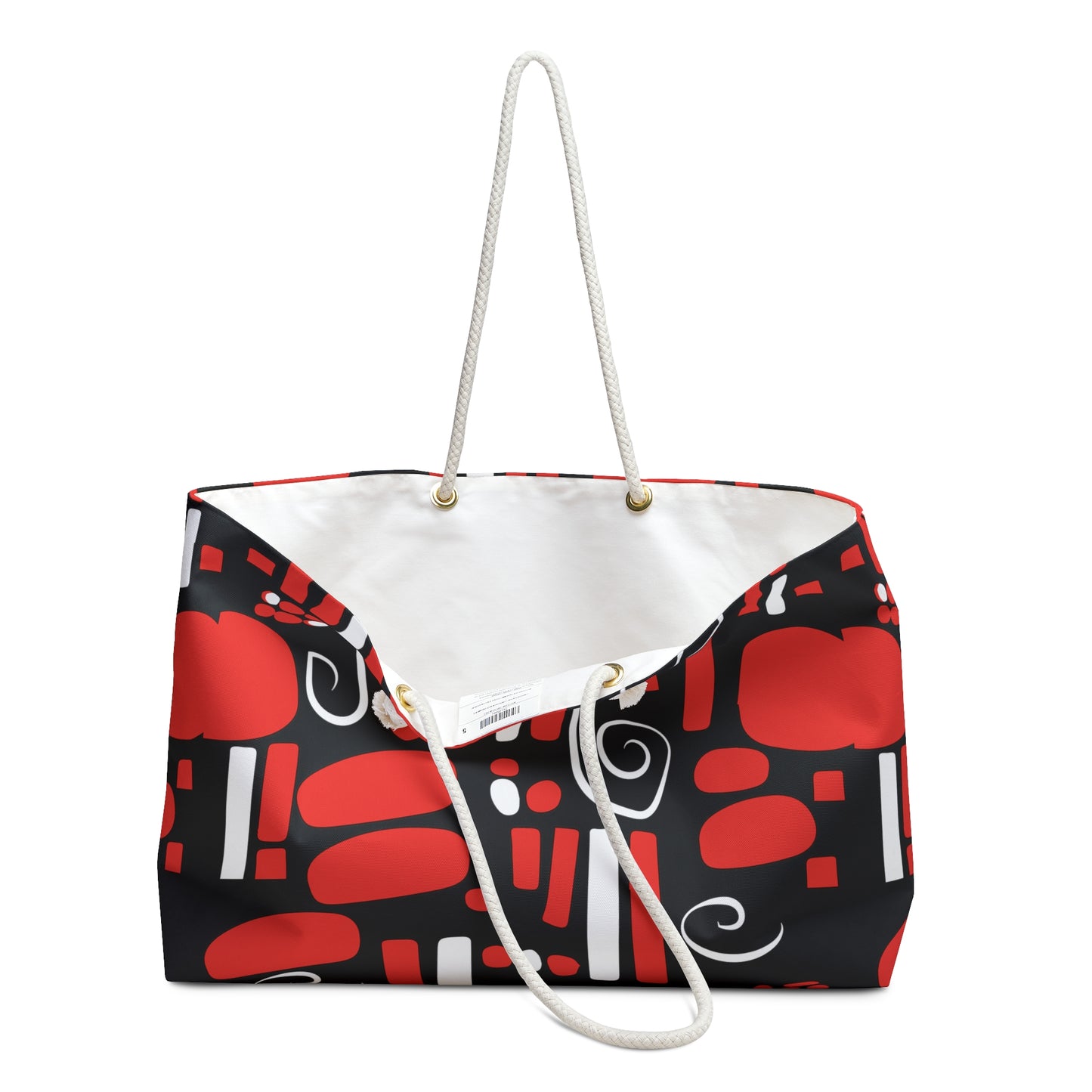 Red Twist Weekender Bag